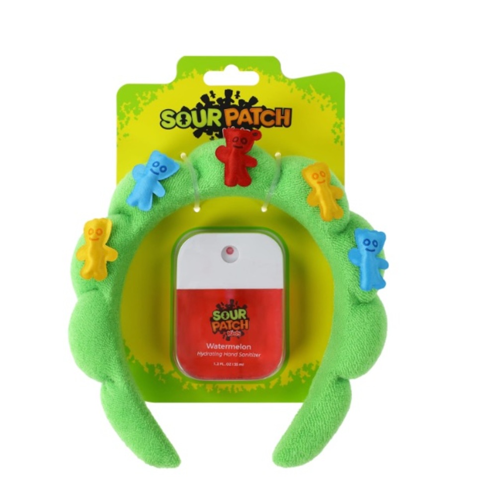 Licensed Sour Patch Kids Headband & Sanitizer 2-Pack Set